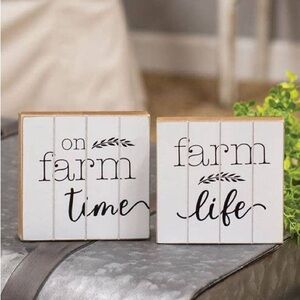 NWT: On Farm Time Block Set